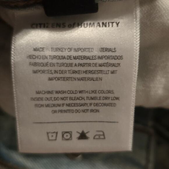 COH CITIZENS OF HUMANITY Paloma Baggy in Moonbeam Jeans Women's Size 32 New - Picture 15 of 16